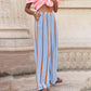 🥰40% off!💃Women's Striped Wide-Leg Casual Pants – Flattering Vertical Stripes, Breezy Fit & Effortless Style👖