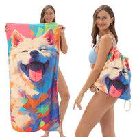🥳2026 HOT SALE🥳💞50K+ SOLD!🏖️2-in-1 Printed Beach Towel Backpack