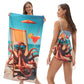 🥳2026 HOT SALE🥳💞50K+ SOLD!🏖️2-in-1 Printed Beach Towel Backpack