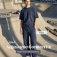 👖Free & Straight💨 Men's Elastic Waist Drawstring Straight Leg Pants