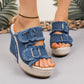 👡Women's Casual Denim Platform Slide Sandals