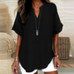 🌸Spring Sale 40% OFF👕Fashion Loose Solid Color Short Sleeve Top