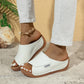 👡New arrival 40% OFF!🤍Women's Casual Wedge Slide Sandals