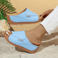 👡New arrival 40% OFF!🤍Women's Casual Wedge Slide Sandals