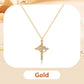 ✝️2026 New Style✨Exquisite Cross Necklace with Rotating Crown