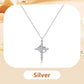 ✝️2026 New Style✨Exquisite Cross Necklace with Rotating Crown