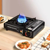 🔥 50% OFF NOW! 🏕️ Dual-Use Portable Stove – Compatible with Butane & LPG, Powerful & Perfect for Camping ⛺