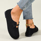 💐50% OFF ! Faux Suede Slip-On Flats – Easy On/Off, Perfect for Daily Wear 🚶‍♀️✨