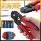 🔥Hot Sale 🎊Ratchet Tubular Terminal Wire Crimpers Set | Precision Indent Crimping Tool