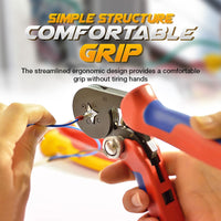 🔥Hot Sale 🎊Ratchet Tubular Terminal Wire Crimpers Set | Precision Indent Crimping Tool