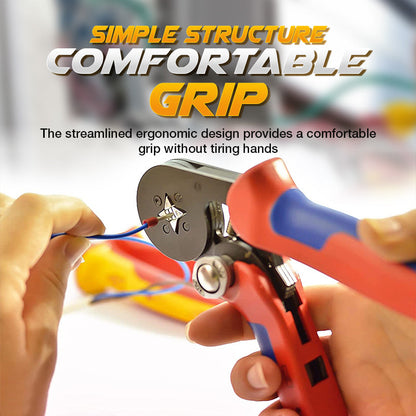 🔥Hot Sale 🎊Ratchet Tubular Terminal Wire Crimpers Set | Precision Indent Crimping Tool