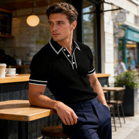 👕 40% OFF ! 🌞 Summer Casual Short Sleeve Polo Shirt – Breathable Fabric, Classic Fit & Perfect for Daily Wear 🏠