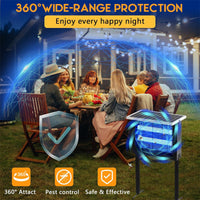 🦟 50% OFF NOW! ☀️ 3500V High Powered Solar Bug Zapper – Indoor & Outdoor, Waterproof & Chemical-Free for Effective Protection 🏠