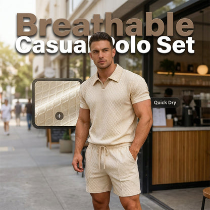 ☀️Breathable Knit Casual Set – Wrinkle-Free, Relaxed Fit
