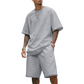 🔥40% OFF！💪Men's Casual Two-Piece T-Shirt and Shorts Set
