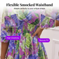👗Women's Floral V-Neck Ruffle Hem A-Line Dress🌸