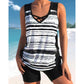 🥳SUMMER HOT SALE 50% OFF! 🔥💞Women's Printed Two-Piece Tankini Swimsuit