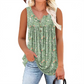👚💗2026 New Style⚡Women's Printed Button Sleeveless Top