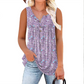 👚💗2026 New Style⚡Women's Printed Button Sleeveless Top