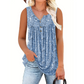 👚💗2026 New Style⚡Women's Printed Button Sleeveless Top