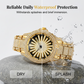 ⌚40% OFF! 🔥Men's Iced-Out Watch with Rotating Dial – Sparkling Crystals, Precise Quartz & Butterfly Clasp ✨