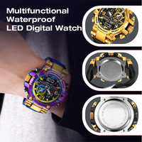 🔥2026 New Upgrade ＆ 50％ Off🔥Multifunctional Waterproof LED Digital Watch