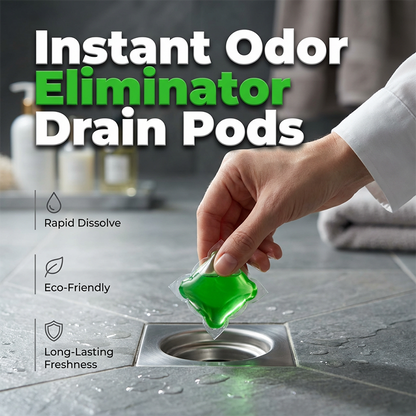 🚰 Bio-Enzyme Drain Deodorizer Pods – Instant Odor Elimination, Effortless Drop-In Use & Continuous Fresh Fragrance – Revitalize Your Home ✨