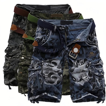 🩳 50% OFF NOW! 💪 Men's Cargo Shorts – Classic & Rugged, Multiple Pockets, Smooth Zipper & Durable for Work & Outdoor Use 🏕️