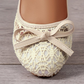 🥳SUMMER HOT SALE🥳💞50K+ SOLD!💥50% OFF! 🔥Women’s Elegant Lace Ballet Flats With Bow-Tie