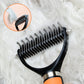 🐕 40% OFF NOW! 🐈 Double-Sided Deshedding Pet Grooming Brush