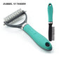 🐕 40% OFF NOW! 🐈 Double-Sided Deshedding Pet Grooming Brush