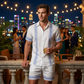 ☀️Effortless Cool 😎Men's Floral Print Short Sleeve Shirt & Shorts Set