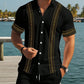 ☀️Effortless Cool 😎Men's Floral Print Short Sleeve Shirt & Shorts Set