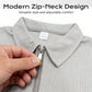 ⚡  Zip-Neck Shirt & Shorts Set – Breathable, Lightweight & Effortlessly Stylish ☀️🌬️🔥