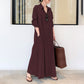 👗 40% OFF NOW! ✨Long-Solid, Simple and Long-Coloured Sleeve Dress