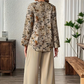 💐2026 New Style✨Women's 2-Piece Floral Blouse & Wide-Leg Pants Set