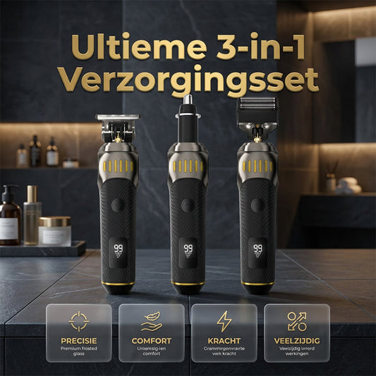 3-in-1 grooming kit for men – hair & beard