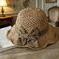 🎉 40% OFF NOW !👒Elegant Women Straw Sun Hat with Bow🎀