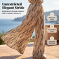 ✨💃Sleek Lines, Summer Shine ☀️🌿🤍Women's One-Shoulder Wide-Leg Jumpsuit