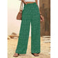 👖 40% OFF !! 🌸Women's Smocked High Waist Wide Leg Pants
