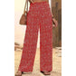 👖 40% OFF !! 🌸Women's Smocked High Waist Wide Leg Pants