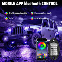 💡🚗 Hot Sale 🔥Bluetooth Multi-Color Underglow Lighting Kit