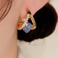 💐50% OFF ! V-Shape Heart Hoop Earrings – Romantic & Delicate 💖✨