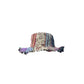 🧢Hot Sale 🔥Patchwork Multicolored Mushroom Hemp Hat with Pocket
