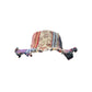 🧢Hot Sale 🔥Patchwork Multicolored Mushroom Hemp Hat with Pocket
