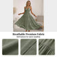 🏝️👗40% OFF !!☀️Women's Halter Neck Backless Tiered Maxi Dress