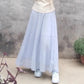 🎀Petite Power✨40% OFF！🔥Women's Casual Tiered A-Line Maxi Skirt with Drawstring Waist