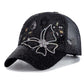 🦋New Style☀️ Rhinestone Butterfly Sequin Baseball Cap
