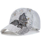 🦋New Style☀️ Rhinestone Butterfly Sequin Baseball Cap