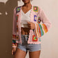 🌸Retro Hollow-Out Long Sleeve Crochet Top✨